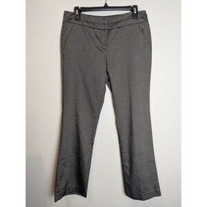 New York &‎ Company Women's Career Pants Stretch Silver Shimmer Size 6P Petite